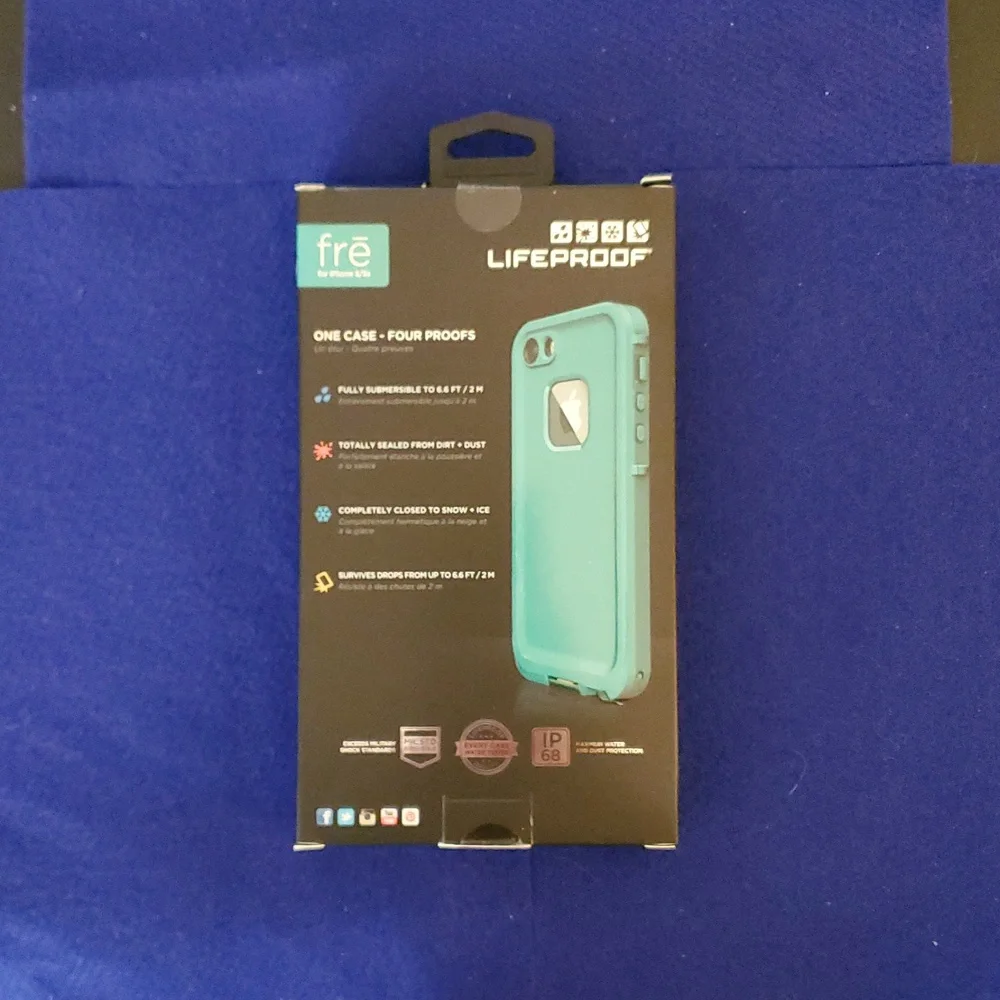 LifeProof Fre Case for iPhone 5/5s - Teal - Picture 2 of 2